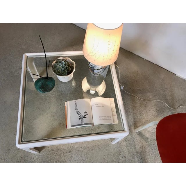 Coffee Table with Glass Top by Peter Ghyczy for Horn Collection, 1960s For Sale - Image 12 of 17