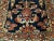 Early 1900s Persian Lilian Runner, Handwoven Allover Floral Design, Navy & Red, 3’ X 7’ For Sale - Image 9 of 12