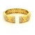 Vintage Italian 18k Gold Diamond Wide Cuff Bracelet For Sale - Image 4 of 16