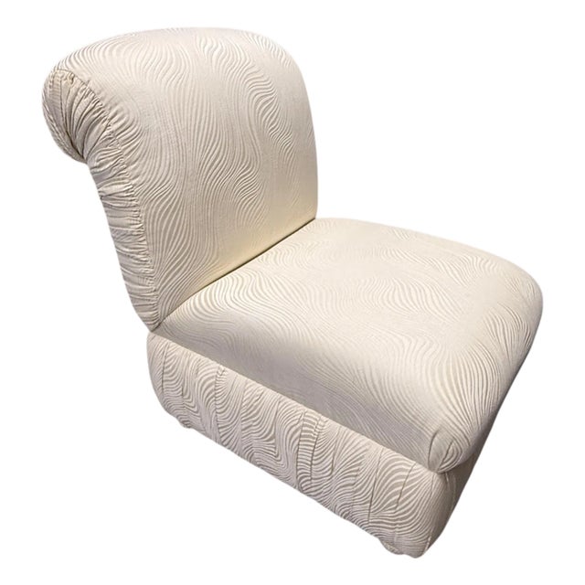 Directional Soufflé Slipper Chair For Sale