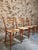 1960s Mid-Century Italian Dining Chairs with Woven Natural Fibre Seats, Italy, 1960s, Set of 4 For Sale - Image 5 of 18