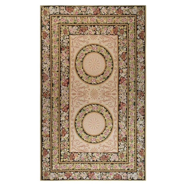 Modern Bessarabian Floral Design Handmade Wool Rug by Doris Leslie Blau For Sale