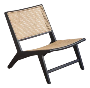 Lounge Chair with Viennese Wickerwork