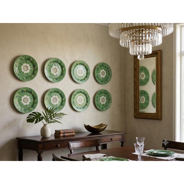 A stunning curated set of vintage Chinese Export porcelain plates featuring the highly collectible Famille Verte "Bok...
