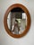 Oval Cherry Mirror, 1970s For Sale - Image 10 of 18
