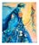 Julia Musson-Laboureau, Large Blue, 1982, Oil on Canvas For Sale