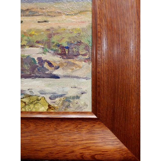 Wood Frank Tenney Johnson -Study of a Desert Landscape-1920s Oil Painting For Sale - Image 7 of 12