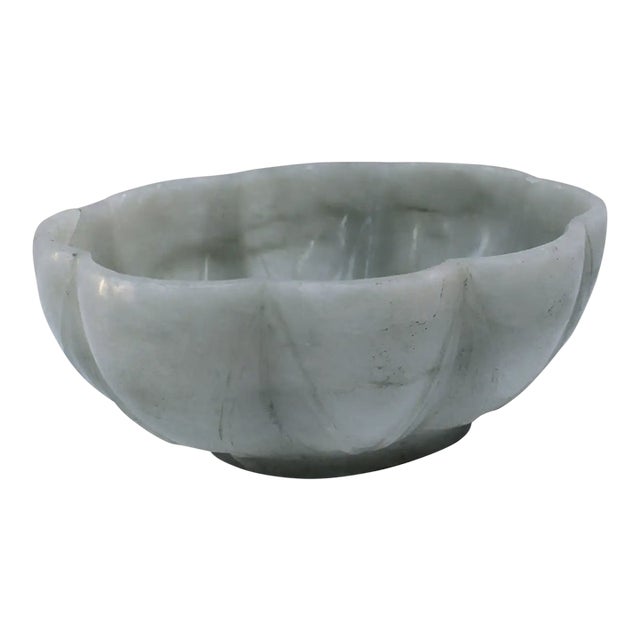 Mid 20th Century Chinese Jadeite Hardstone Bowl For Sale
