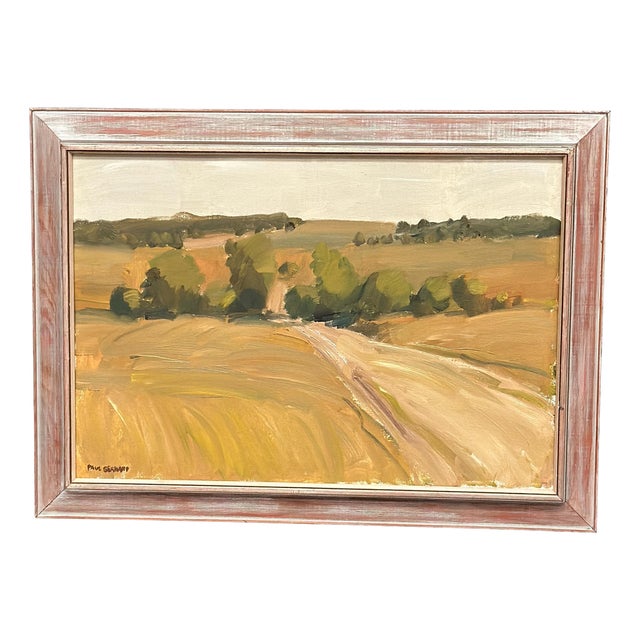 Paul Gerhard, Landscape, 1960s, Oil on Canvas, Framed For Sale