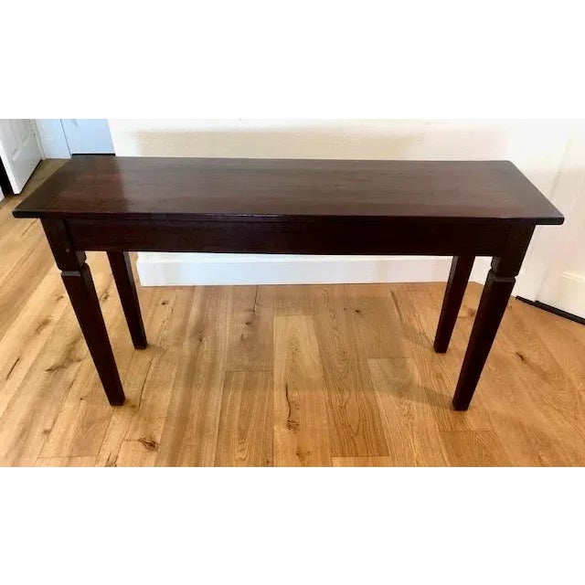 1990s Rustic Farmhouse Console Table For Sale - Image 4 of 12