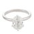 Contemporary Vintage Gia 1.51 Carat Diamond Platinum Engagement Ring, Size 5 For Sale - Image 3 of 6