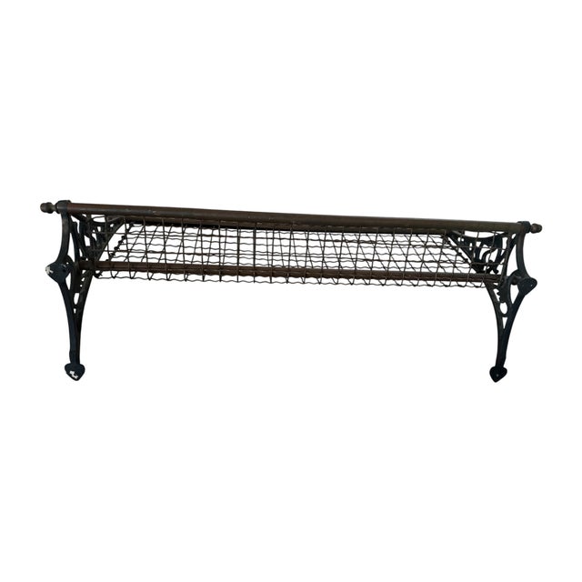 Late 19th Century Train Luggage Rack For Sale - Image 4 of 5
