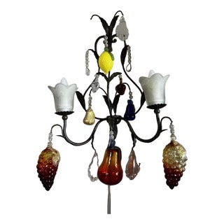 Vintage Murano Wall Sconce, 1960s For Sale