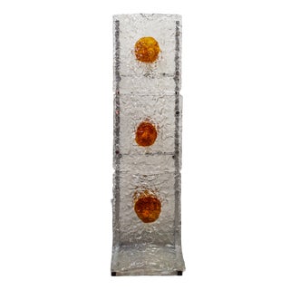 Floor Lamp by Mauro Marzollo for Mazzega, Italy, 1970s For Sale