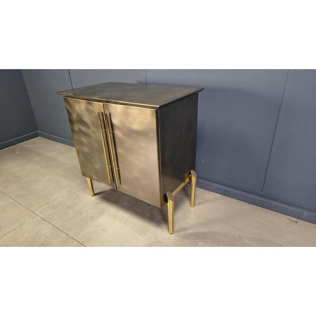 Postmodern Bar Cabinet attributed to Belgochrom, 1980s For Sale - Image 9 of 17