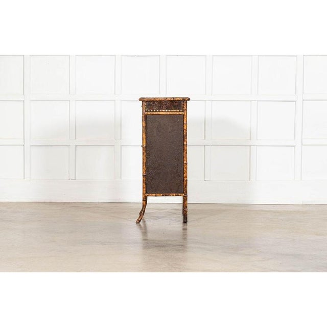 19th Century English Glazed Bamboo Bookcase, 1880 For Sale - Image 13 of 16