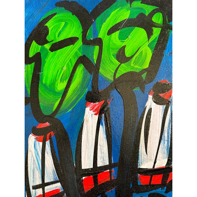 Peter Keil 1984 Original Peter Keil Painting For Sale - Image 4 of 9