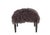 Mauve Tibetan Lamb Bench Ottoman For Sale - Image 4 of 8