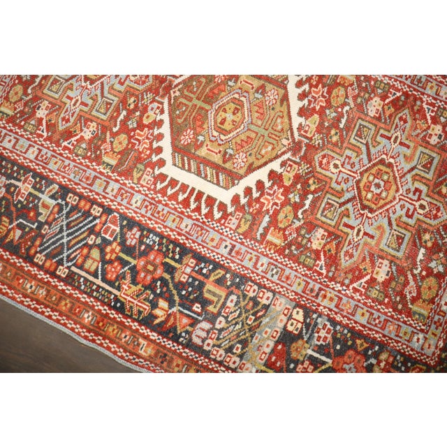 A 1930s Persian Heriz Karadja Small Rug