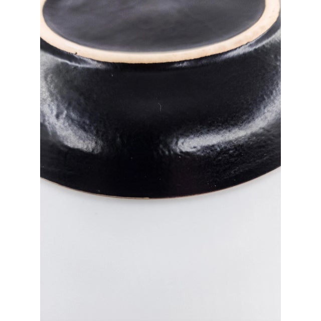 Blue Late 20th Century Set of 6 Bat Tràng Hand-Painted Blue & White Vietnamese Ceramic Dessert Plates For Sale - Image 8 of 14