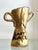 Vintage Ceramic Gold Plated Last Place Trophy For Sale - Image 11 of 12