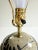1980s Vintage 1988 Signed Pottery Crock Table Lamp, Cobalt Blue Leaves & Details With Ear Handles For Sale - Image 5 of 18