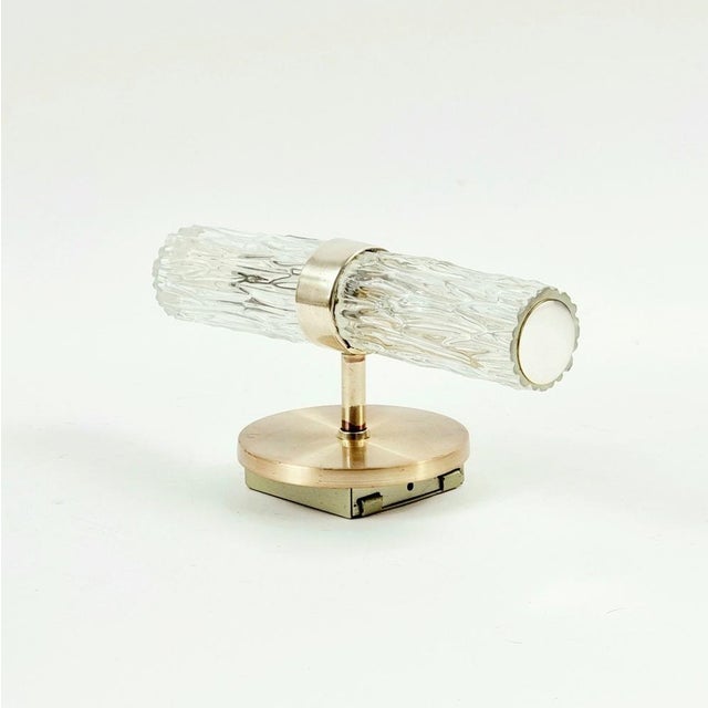 Mid-Century Modern Glass Wall Lamps from Kaiser Leuchten, Germany, 1960s, Set of 2 For Sale - Image 6 of 10
