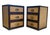 Mid-Century Glazed Rattan 3-Drawer Nightstands, 1950s, Set of 2 For Sale - Image 10 of 14