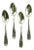 Silverplate Rogers Daisy Demitasse Spoons - Set of 4 For Sale