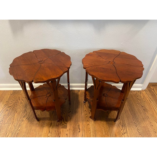 Stickley Grand Poppy Table a Pair Chairish