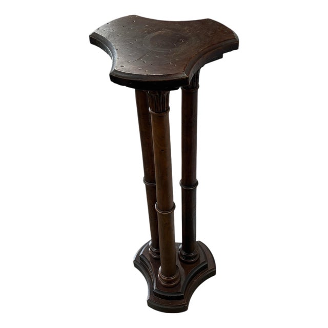 Italian Mid Century Three Column Pedestal/Plant Stand For Sale