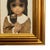 Paint Authentic Oil Painting on Panel "Big Eyes" Beautiful Young Girl With Siamese Cat by Margaret Keane, 1980 For Sale - Image 7 of 14