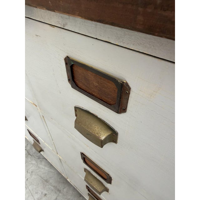 Gray Vintage Workshop Cabinet, 1950s For Sale - Image 8 of 16