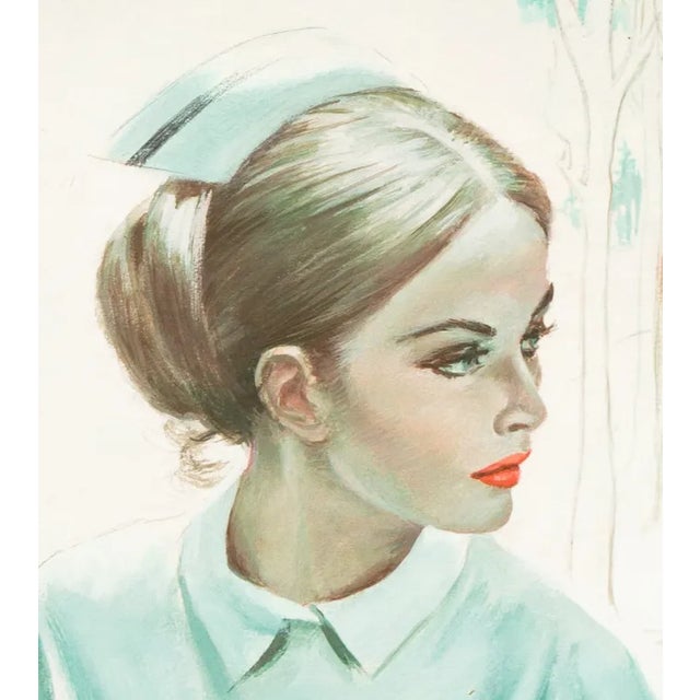 'Timberline Nurse' by Charles Winfield Miller, American Illustrator, Avalon Books, Romance Novel, Playboy For Sale - Image 4 of 7