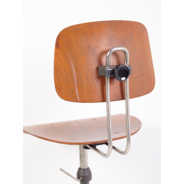 Brown Vintage Office Chair For Sale - Image 8 of 10