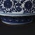Ceramic Blue and White Porcelain Lidded Jar, Interlocking Lotus Floral Pattern Storage Canister For Sale - Image 7 of 8