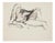 8 Original Nude Pen, Pencil and China Ink Drawings by French Master 20th Century Mid 20th Century For Sale
