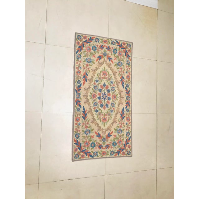 Blue Vintage Wool Carpets, 1983, Set of 2 For Sale - Image 8 of 11