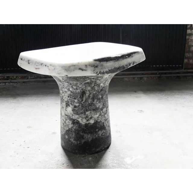 Contemporary Grey T Table by Roxane Lahidji For Sale - Image 3 of 6