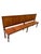 Art Nouveau Dutch Hall Bench in Elm and Beech, 1900s For Sale - Image 10 of 16