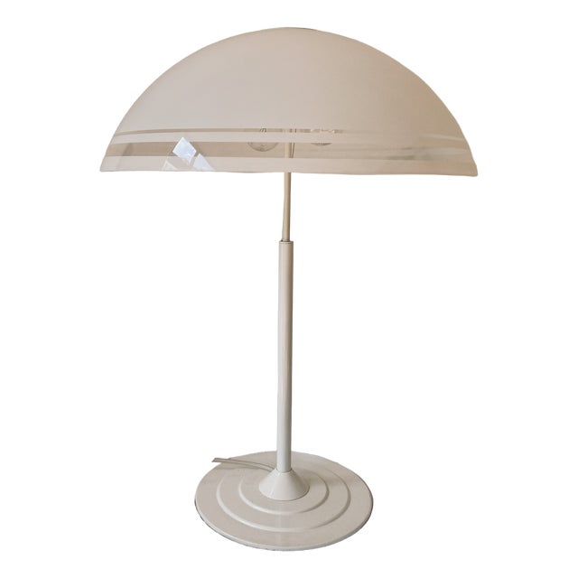 Postmodern Table Lamp in Metal and Plastic For Sale