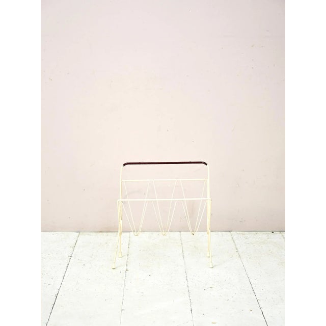 Vintage Magazine Rack, 1960s For Sale - Image 3 of 7
