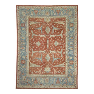 Turkish Oushak Rug 10'1" x 13'8" #18623 For Sale