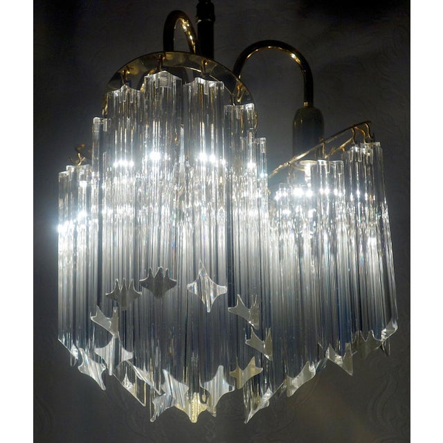 Italian Venini Murano Glass Chandeliers, 1970s For Sale - Image 10 of 11