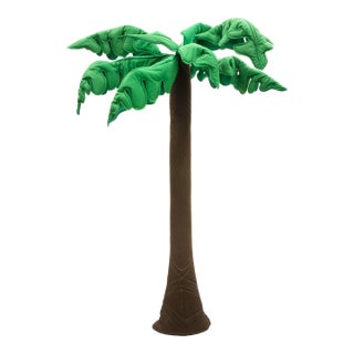 Large Vintage Palm Tree Soft Sculpture, Signed and Dated, 1979 For Sale