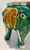 Late 20th Century Vintage Sancai Glazed Ceramic Elephant Planter For Sale - Image 5 of 9