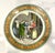 Vintage set of three decorative earthenware plates by Adams (England), featuring classic scenes from the traditional...