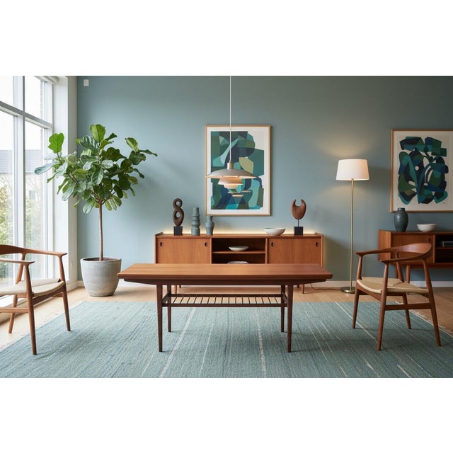 Wood Adjustable Coffee Table, Denmark, 1960s For Sale - Image 7 of 18