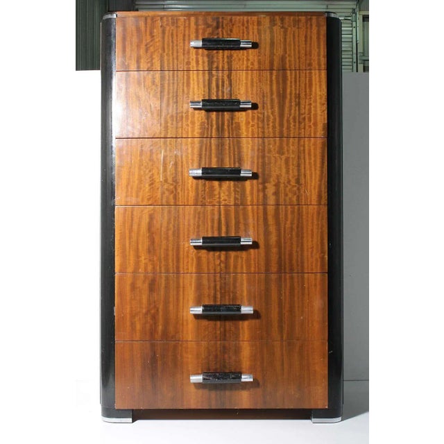 Art Deco Period Donald Deskey Deco Chest of Drawers For Sale - Image 3 of 8