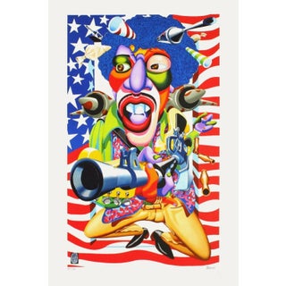 2008 "Jimmy Hendrix" Lithograph by Didier Chamizo For Sale